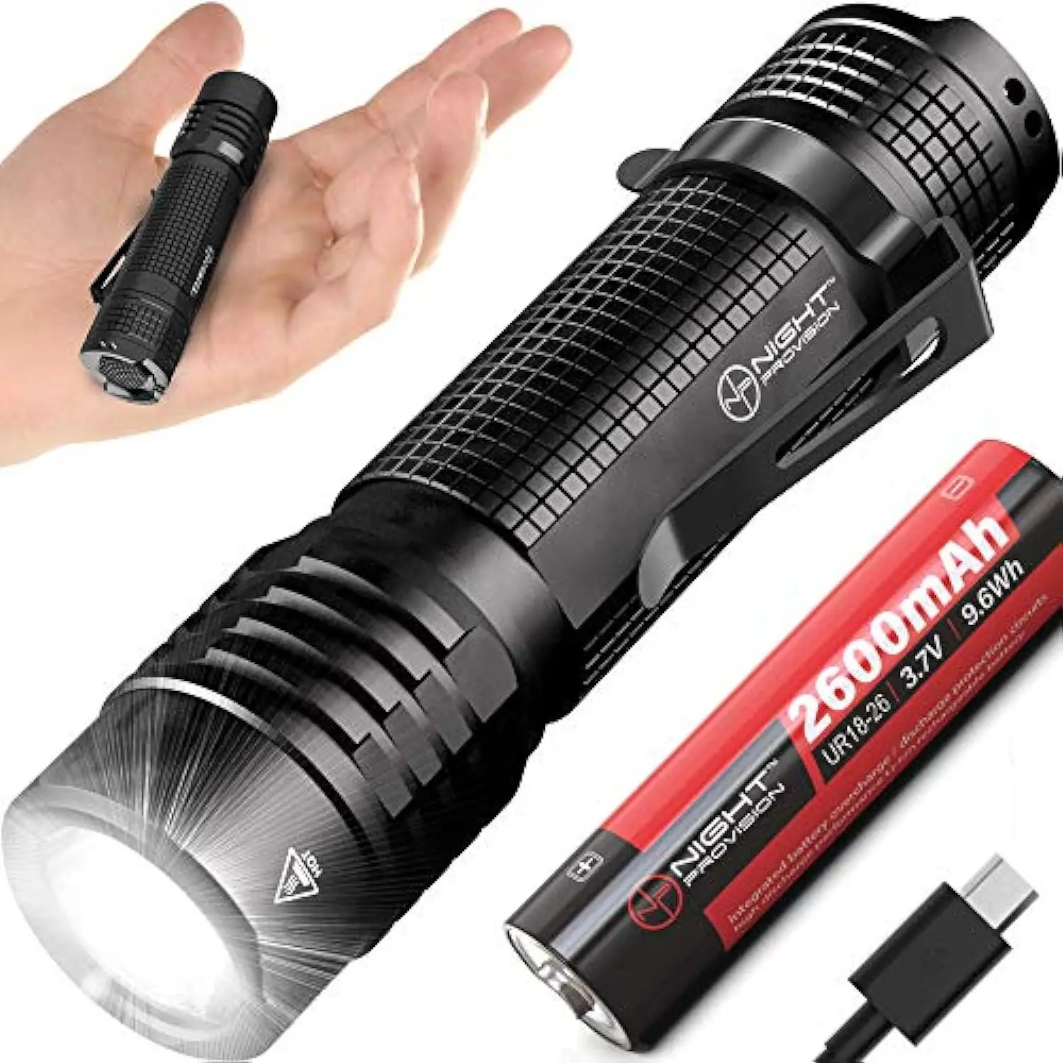 TX8 Nichia 219D 800LM Mini EDC Flashlight 2600mAh USB Charging 18650 Battery IPX8 Waterproof Outdoor Portable LED Tactical Torch
TX8 Nichia 219D 800LM Mini EDC Flashlight 2600mAh USB Charging 18650 Battery IPX8 Waterproof Outdoor Portable LED Tactical Torch
