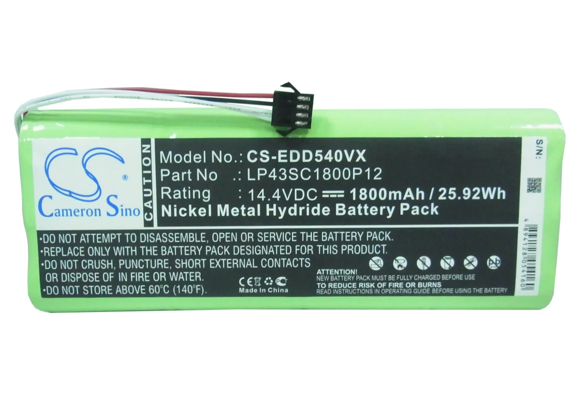 Vacuum cleaner battery For Ecovacs Deebot D523/D54/D540/D543, Deebot D550, Deebot D56/D560/D570, Deebot D58/D580, LP43SC1800P12
Vacuum cleaner battery For Ecovacs Deebot D523/D54/D540/D543, Deebot D550, Deebot D56/D560/D570, Deebot D58/D580, LP43SC1800P12