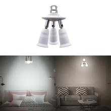 E27 Splitter 3 Heads Lamp Base Adjustable LED Light Bulb Holder Adapter Converter Socket Multi-conversion Lamp Bulb Holder
E27 Splitter 3 Heads Lamp Base Adjustable LED Light Bulb Holder Adapter Converter Socket Multi-conversion Lamp Bulb Holder