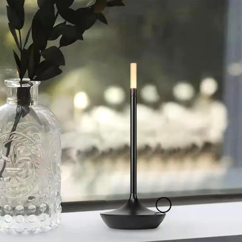 

Лампа в форме свечи, ночник, подсвечник в форме, подарок на день рождения с регулируемой яркостью, прочные товары для домашнего декора