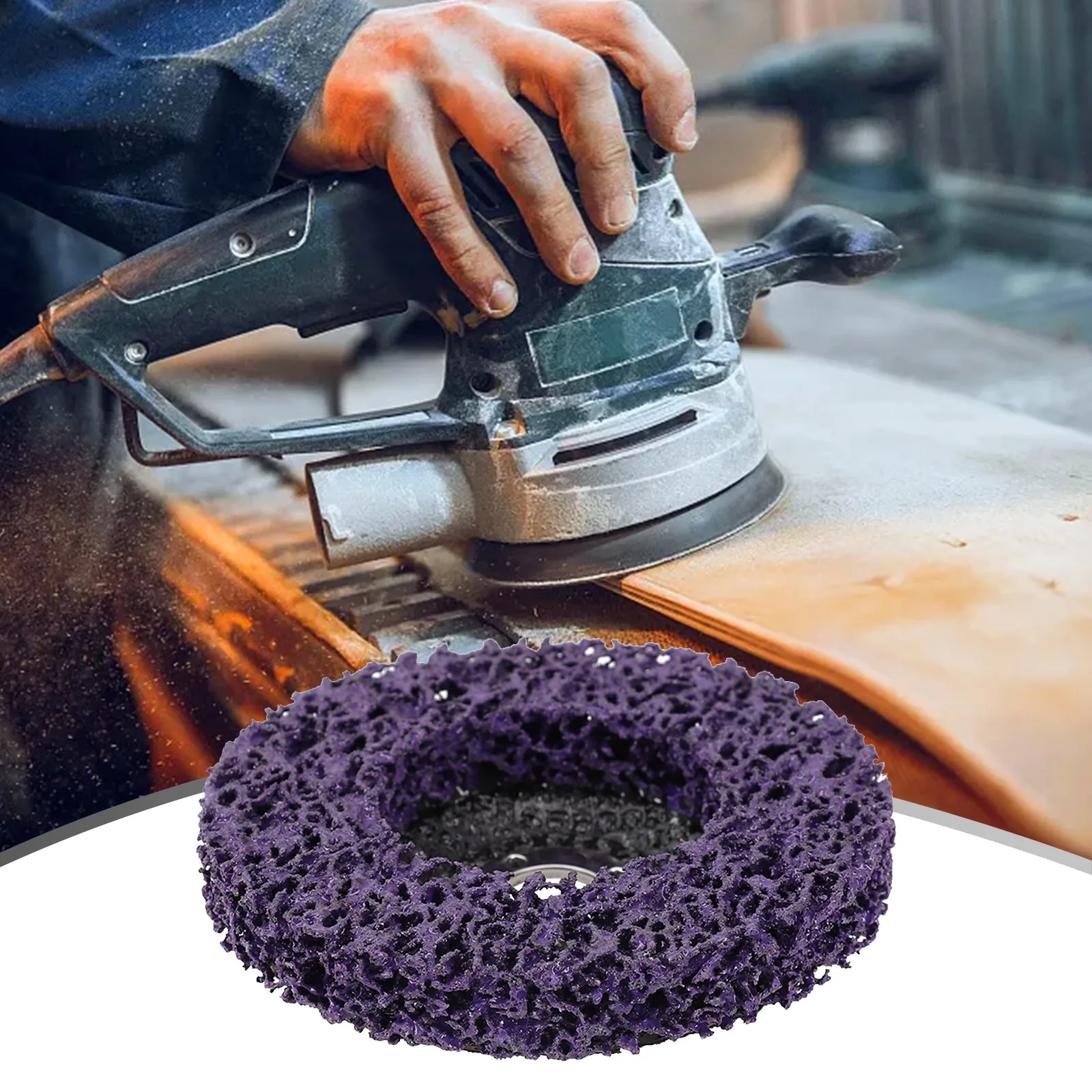 5Pcs 100mm Poly Strip Disc Abrasive Wheel Paint Rust Remover Clean Grinding Wheels For Motorcycles Durable Angle Grinder Car
5Pcs 100mm Poly Strip Disc Abrasive Wheel Paint Rust Remover Clean Grinding Wheels For Motorcycles Durable Angle Grinder Car
