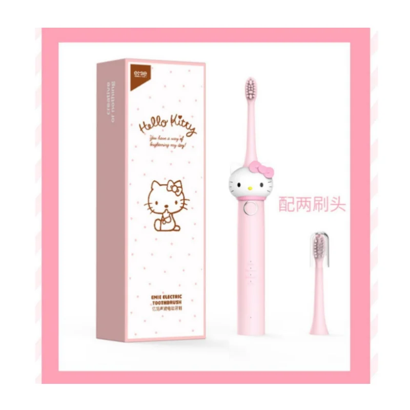 Sanrio аниме мультфильм Hello Kitty Милая перезаряжаемая звуковая зубная щетка взрослая детская Студенческая детская мягкая щетка для дома туалетные принадлежности подарок
Sanrio аниме мультфильм Hello Kitty Милая перезаряжаемая звуковая зубная щетка взрослая детская Студенческая детская мягкая щетка для дома туалетные принадлежности подарок