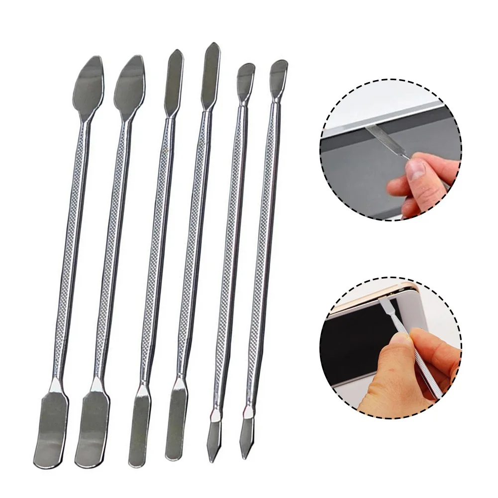 1/3/6pc Mobile Phone Crowbar Metal Plate Pry Open Repair Tool Mobile Phone Disassembly Blade Crowbar Disassembly Kit Hand Tool
1/3/6pc Mobile Phone Crowbar Metal Plate Pry Open Repair Tool Mobile Phone Disassembly Blade Crowbar Disassembly Kit Hand Tool