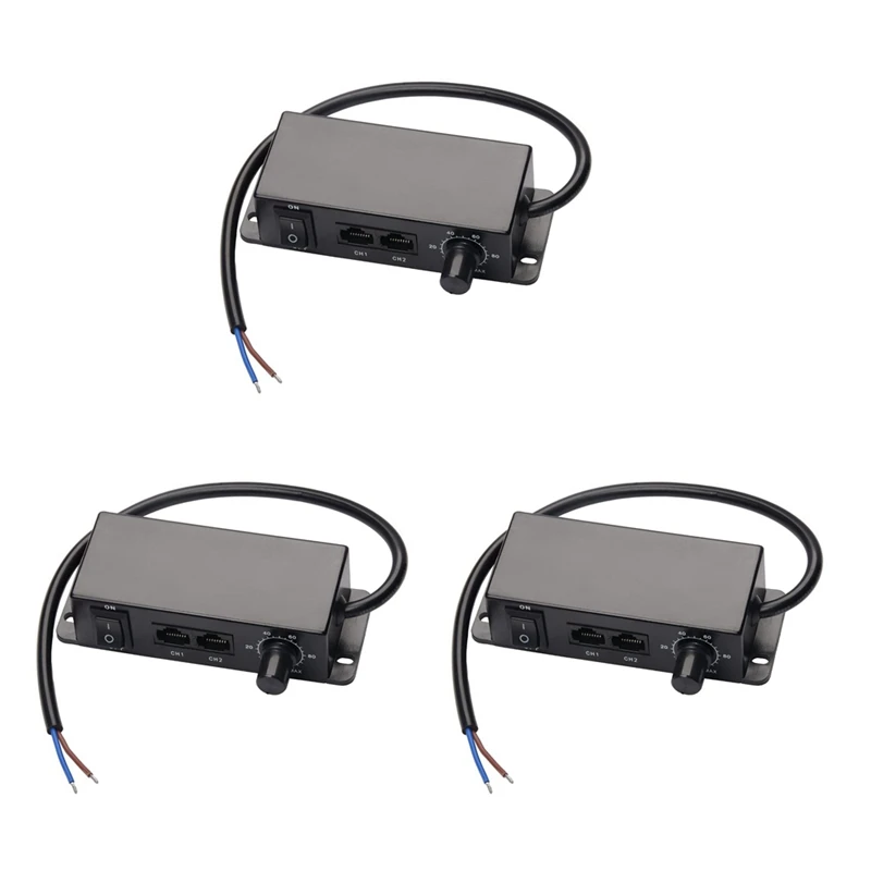 3X DC 0-10V Dimmer Switch Seriesable Sync Controller Rotary ON/Off For 0/1-10V Dimmable LED Drivers Electronic Ballasts
3X DC 0-10V Dimmer Switch Seriesable Sync Controller Rotary ON/Off For 0/1-10V Dimmable LED Drivers Electronic Ballasts
