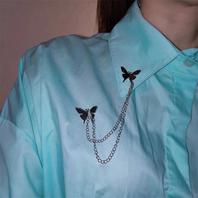 Punk Hip-pop Y2k Butterfly Tassels Cosplay Brooch Unisex Alloy Badge Label Pin Jewelry Pendant Bag Costume Accessories Prop Gift
Punk Hip-pop Y2k Butterfly Tassels Cosplay Brooch Unisex Alloy Badge Label Pin Jewelry Pendant Bag Costume Accessories Prop Gift