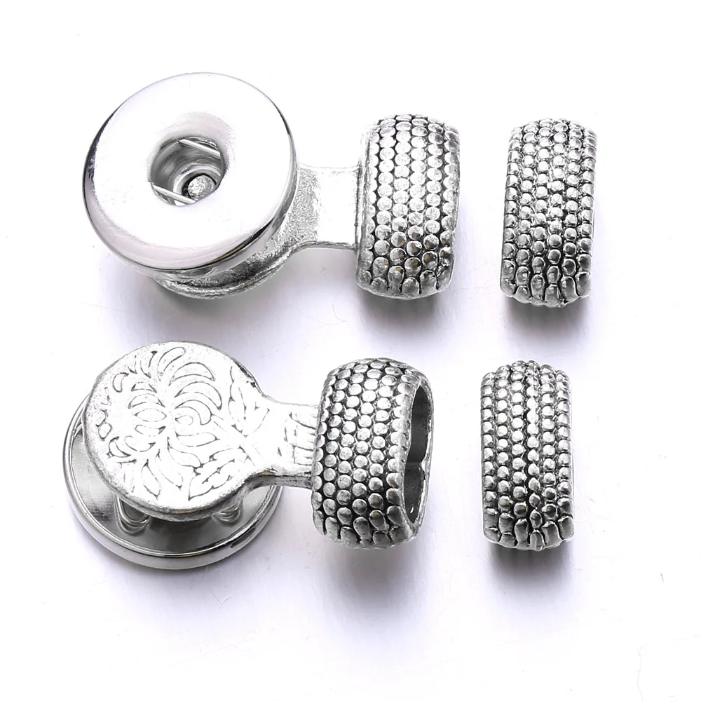 

20pcs/lot 18MM Snap Button Base Connectors for DIY Snaps Leather Bracelet Jewelry Making Accessorie