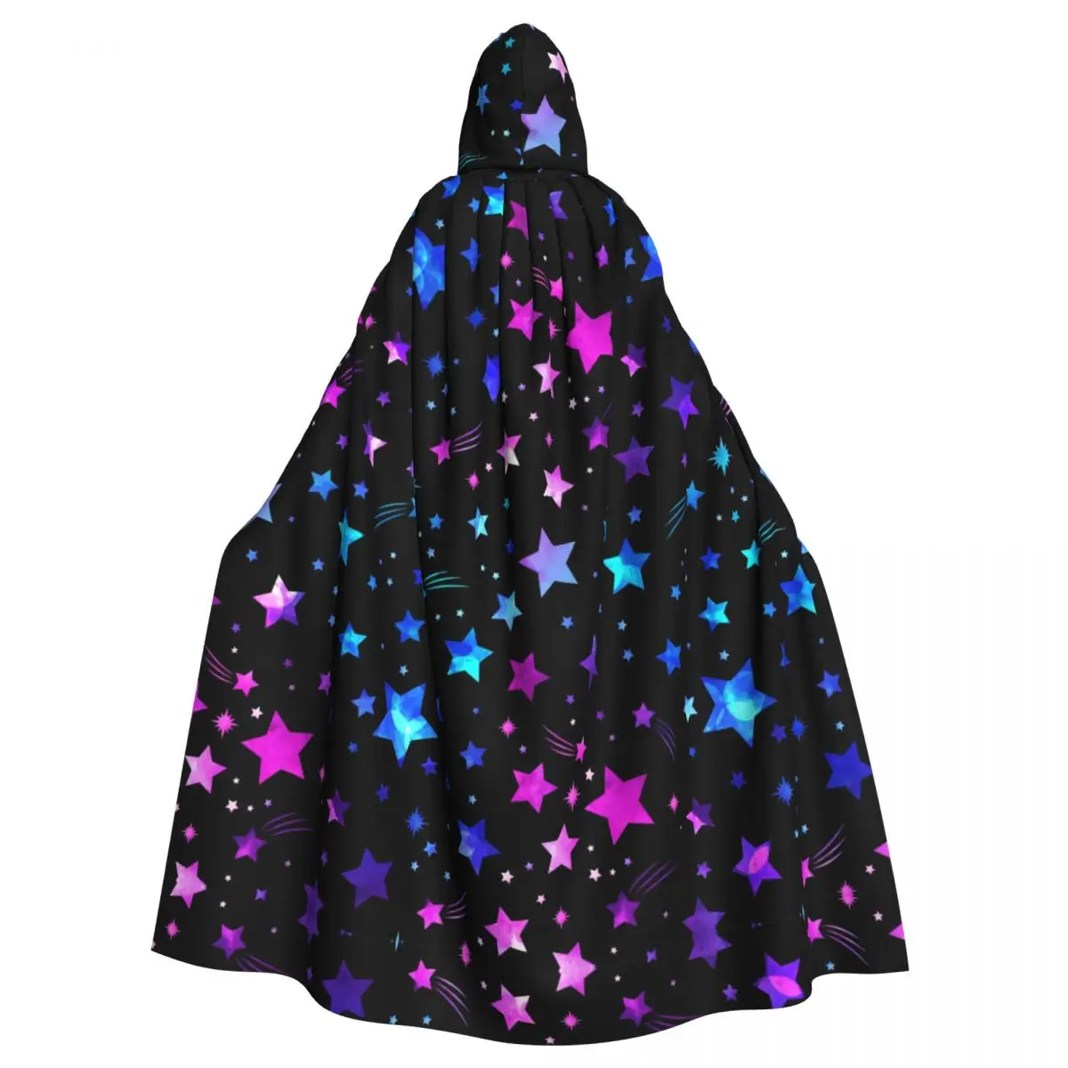

Cosplay Medieval Costumes Space Galaxy Constellation Zodiac Star Hooded Cloak Capes Long Robes Jackets Coat Carnival