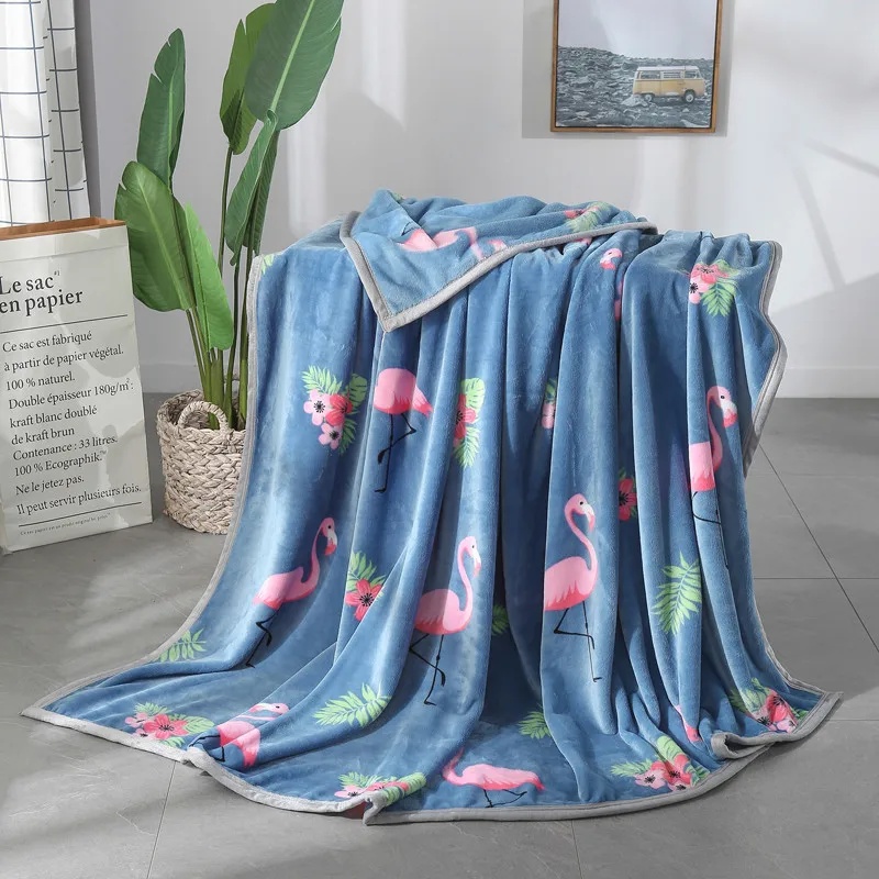 

Мягкое теплое Флисовое одеяло с активным принтом, зимняя простыня, покрывало для дивана, легкие тонкие фланелевые одеяла с механической стиркой, 230 г/м2