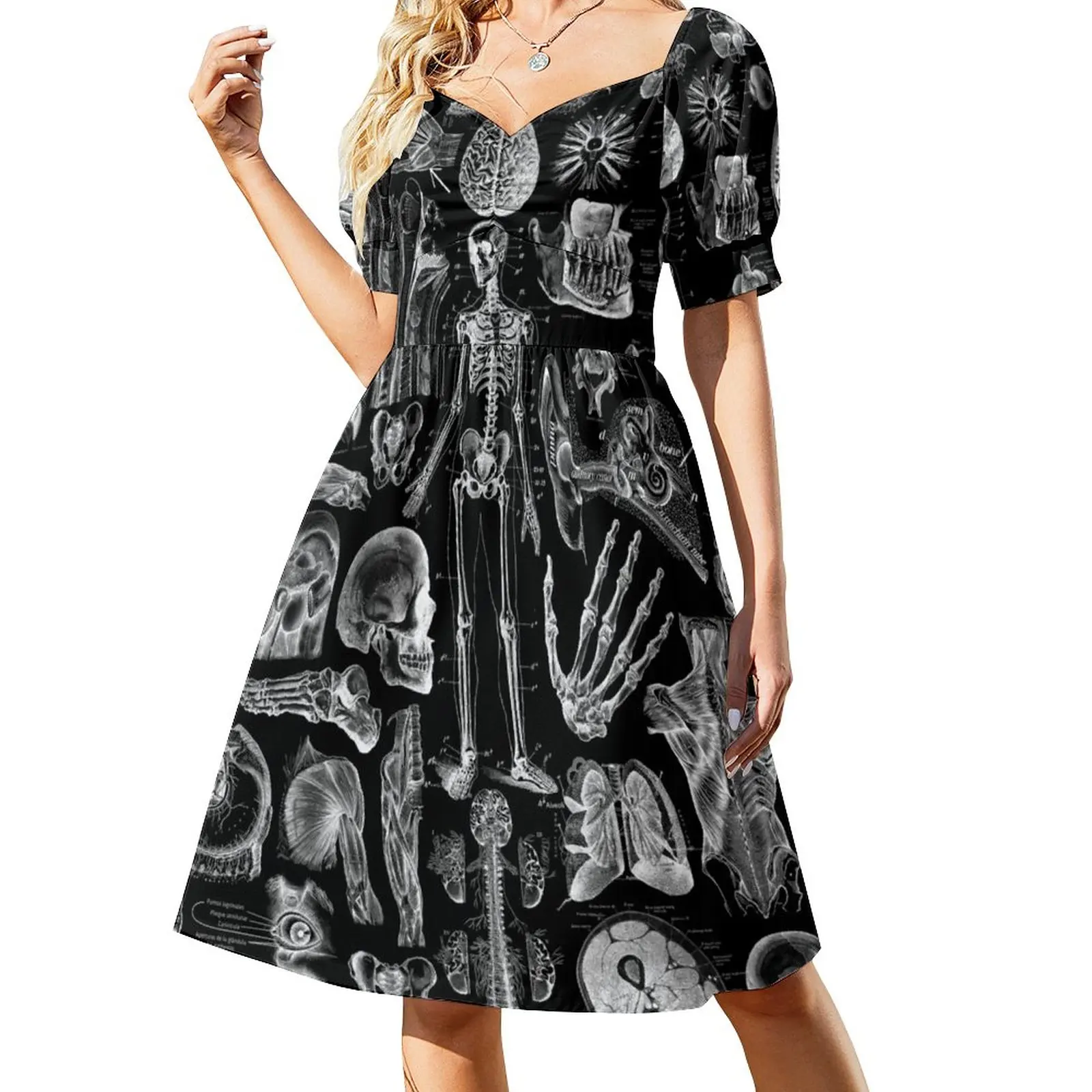 Human Anatomy Black Print Dress Evening gown dresses for woman elegant chic women dresses promotion
Human Anatomy Black Print Dress Evening gown dresses for woman elegant chic women dresses promotion