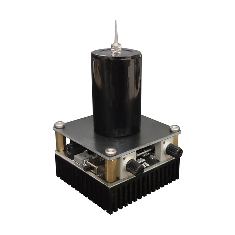 

AC110-220V Mini Music Tesla Coil 50W Dual Mode Built-in Bluetooth Connection Artificial Lightning Science Experiment