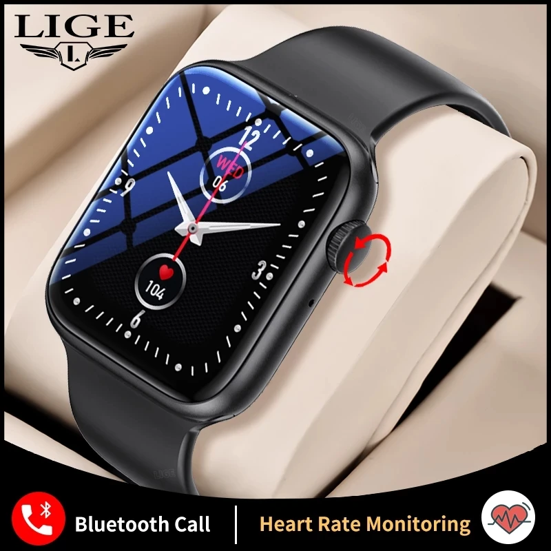 LIGE Full Touch Screen Smart Watch Men Bluetooth Call Wrist Watches For Men Heart Rate Monitoring For Android IOS Smartwatch Men
LIGE Full Touch Screen Smart Watch Men Bluetooth Call Wrist Watches For Men Heart Rate Monitoring For Android IOS Smartwatch Men