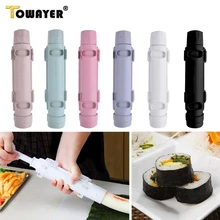 New Sushi Maker Quick Sushi Bazooka Japanese Roller Rice Mold Vegetable Meat Rolling DIY Sushi Making Machine Kitchen Sushi Tool
New Sushi Maker Quick Sushi Bazooka Japanese Roller Rice Mold Vegetable Meat Rolling DIY Sushi Making Machine Kitchen Sushi Tool