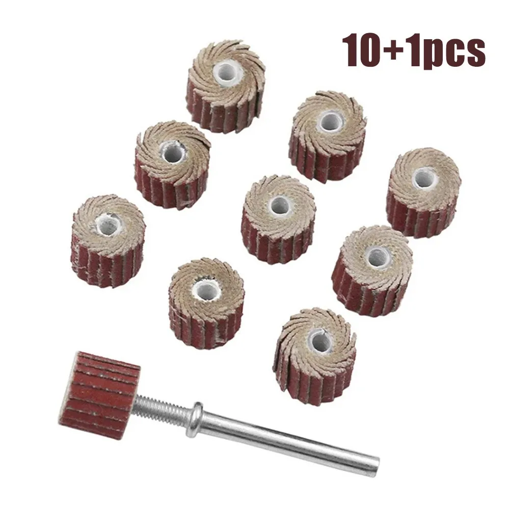 10pcs+1 80-600 Flap Sanding Wheels Grit Flap Wheel Disc Sanding Drill Abrasive Sandpaper Polishing Rotary Tool Power Tools
10pcs+1 80-600 Flap Sanding Wheels Grit Flap Wheel Disc Sanding Drill Abrasive Sandpaper Polishing Rotary Tool Power Tools
