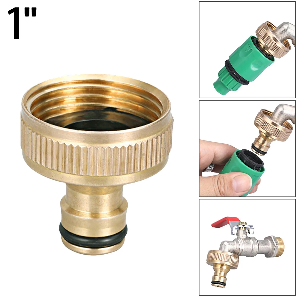 1inch Brass Fitting Adaptor Hose Tap Faucet Water Pipe Connector Garden Adapter Irrigation Connector Faucet Nozzle Adapter Water
1inch Brass Fitting Adaptor Hose Tap Faucet Water Pipe Connector Garden Adapter Irrigation Connector Faucet Nozzle Adapter Water