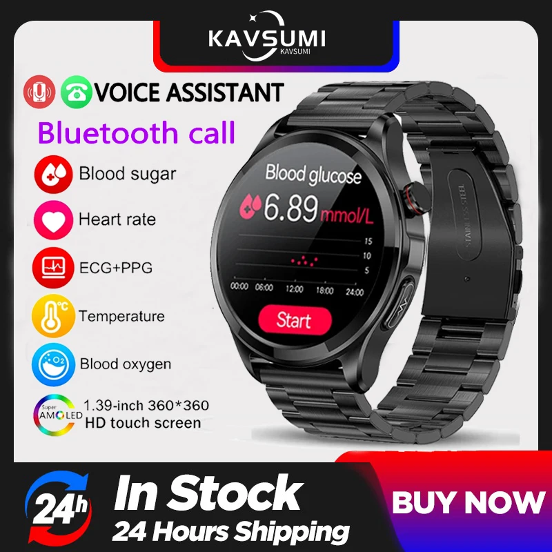 2023 Blood Sugar ECG+PPG Smart Watch Men Bluetooth Call Automatic Infrared Blood Oxygen Heart Rate Blood Pressure Health Watch
2023 Blood Sugar ECG+PPG Smart Watch Men Bluetooth Call Automatic Infrared Blood Oxygen Heart Rate Blood Pressure Health Watch