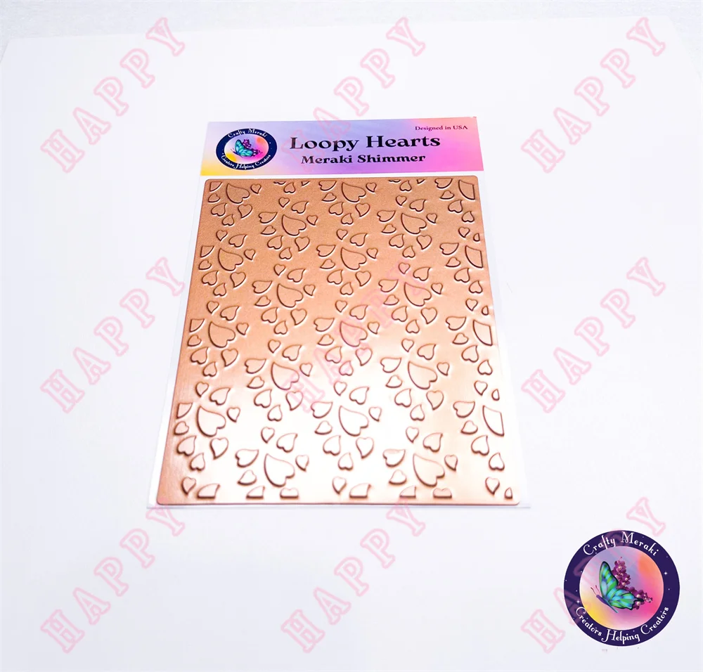 Metal Cutting Loopy Hearts Hot Foil Plate Decoration For DIY Scrapbooking Diary Album Paper Template Card Embossing Handcraft
Metal Cutting Loopy Hearts Hot Foil Plate Decoration For DIY Scrapbooking Diary Album Paper Template Card Embossing Handcraft