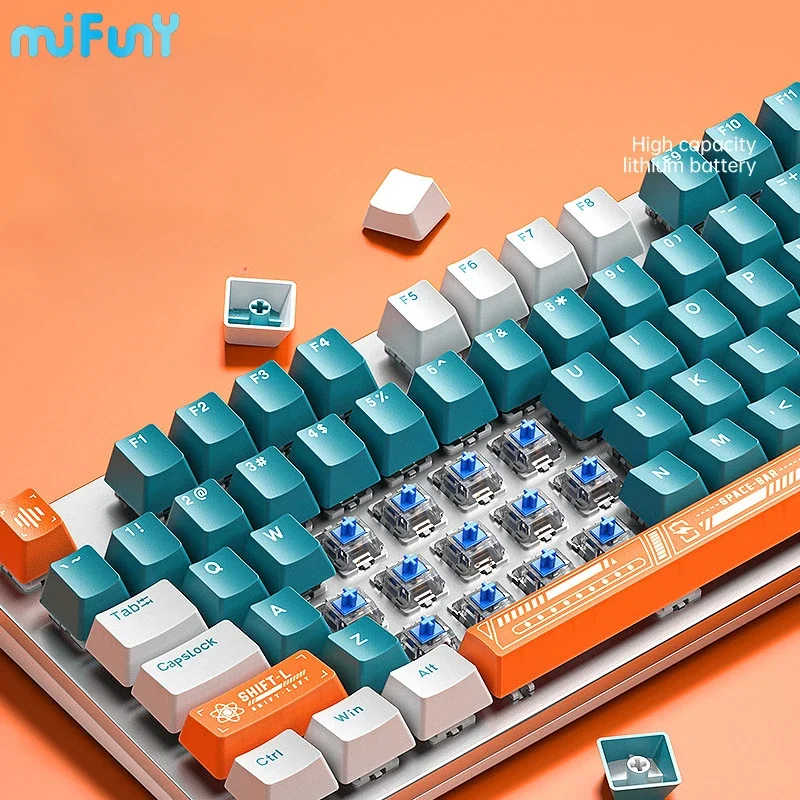 MiFuny Mechanical Keyboard Side Carved The Third Mock Examination Wireless 2.4G Game Keyboard for 87Keys Mechanisch Toetsenbord
MiFuny Mechanical Keyboard Side Carved The Third Mock Examination Wireless 2.4G Game Keyboard for 87Keys Mechanisch Toetsenbord