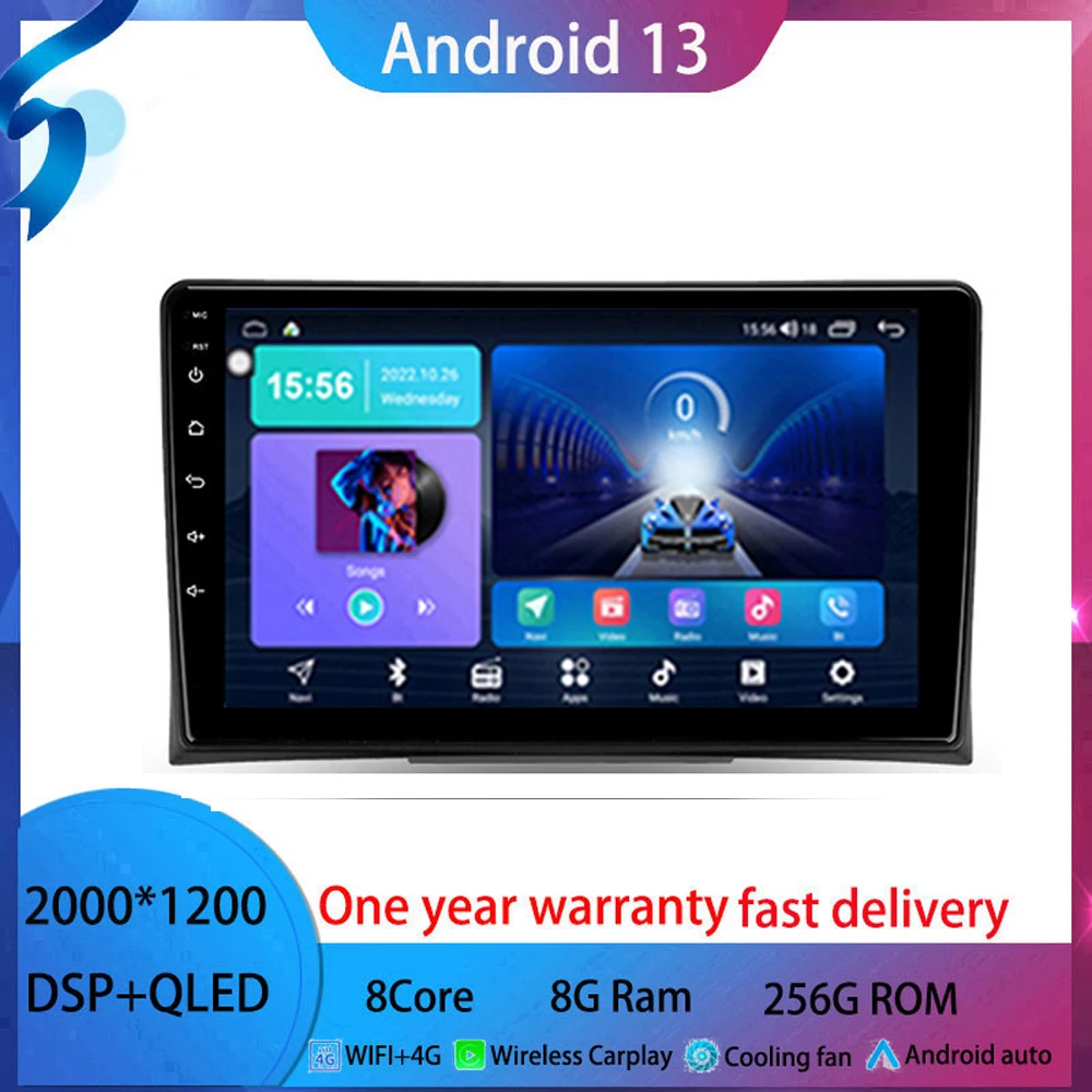 9 inch For Volkswagen Multivan 2003-2015 android 13 Car Radio GPS Navigation Carplay Multimedia Player Auto Stereo No2 din DVD
9 inch For Volkswagen Multivan 2003-2015 android 13 Car Radio GPS Navigation Carplay Multimedia Player Auto Stereo No2 din DVD