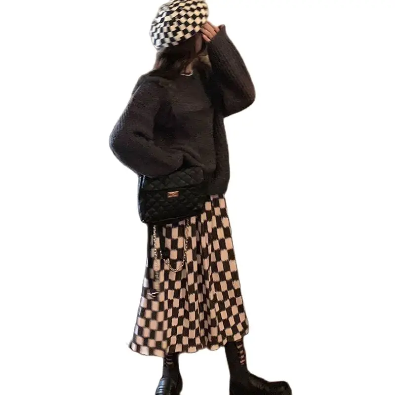 2022 Autumn and Winter Skirt Suit Long Sleeve Self Cultivation Lattice Free Shipping
2022 Autumn and Winter Skirt Suit Long Sleeve Self Cultivation Lattice Free Shipping