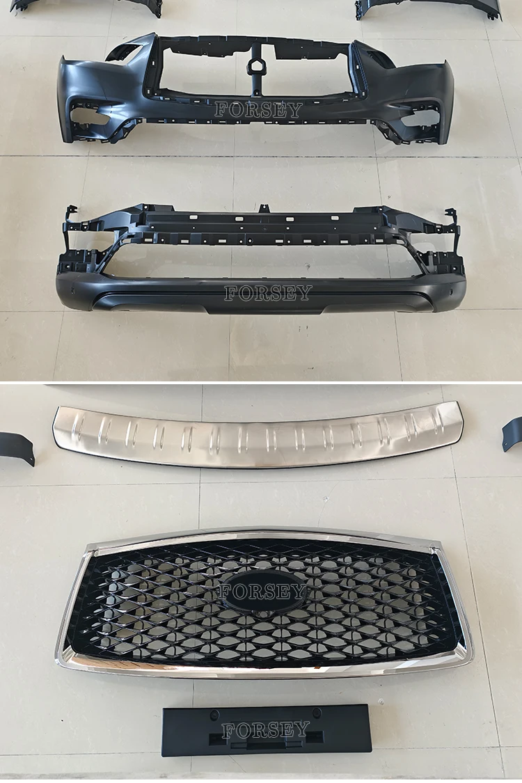 Car Bodykit for Infiniti QX80 2016 Upgrade to 2019 Front&Rear Bumper Front Lip Auto Body Systems with Headlamp and Rearlamp Car Bodykit for Infiniti QX80 2016 Upgrade to 2019 Front&Rear Bumper Front Lip Auto Body Systems with Headlamp and Rearlamp