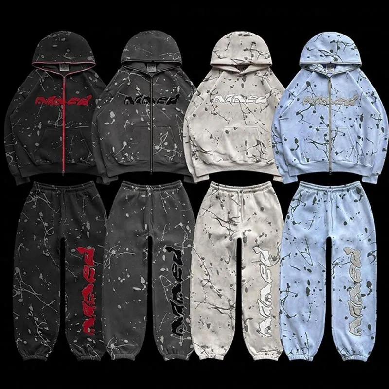 Street fashion Aesthetic zipper hoodie sports shirt sports suit junk Y2K clothing men's hip-hop oversized emo in the 2000s
Street fashion Aesthetic zipper hoodie sports shirt sports suit junk Y2K clothing men's hip-hop oversized emo in the 2000s