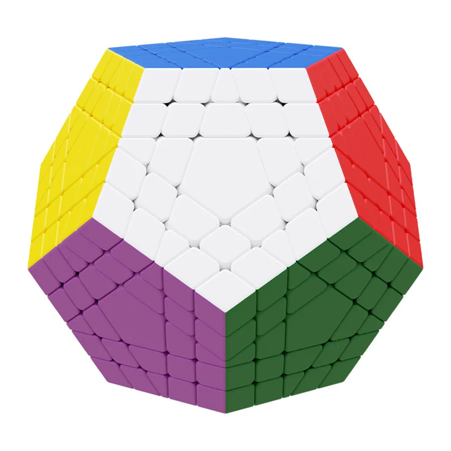 

Shengshou Gigaminx Cube Stickerless 5x5 Dodecahedron Puzzle Cube Speed 12 faces Megaminx Magico Cubo Toy Children's Gift