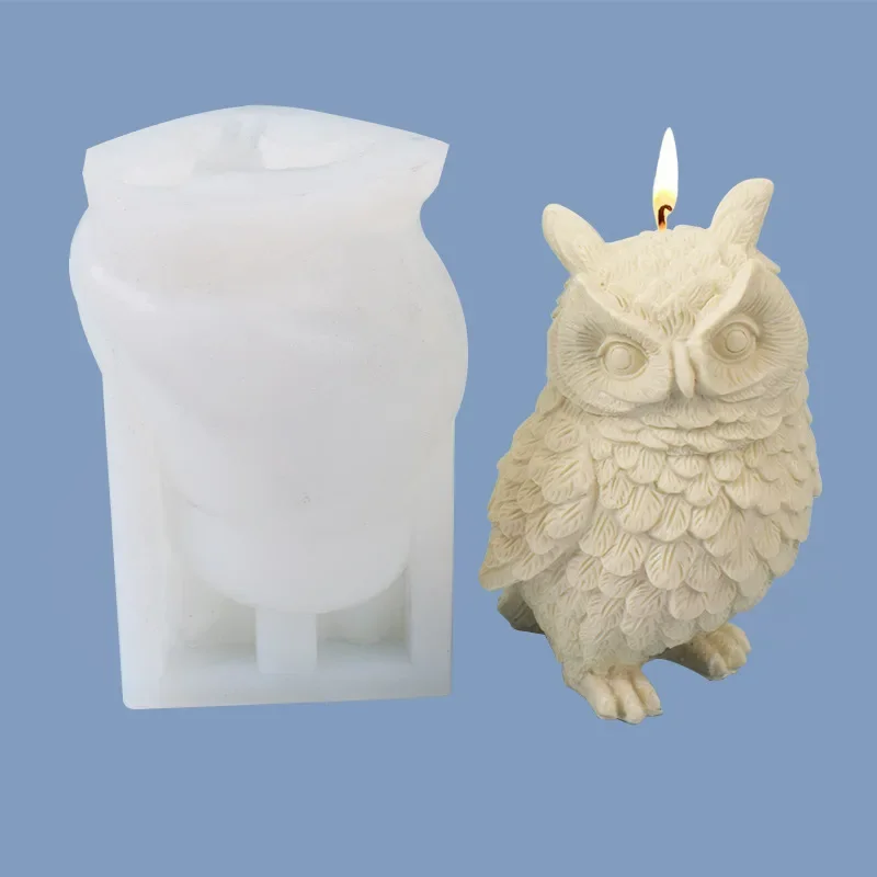 

Силиконовые формы в виде совы для ароматерапии, свечи для выпечки, домашние украшения из смолы, декоративные модели
