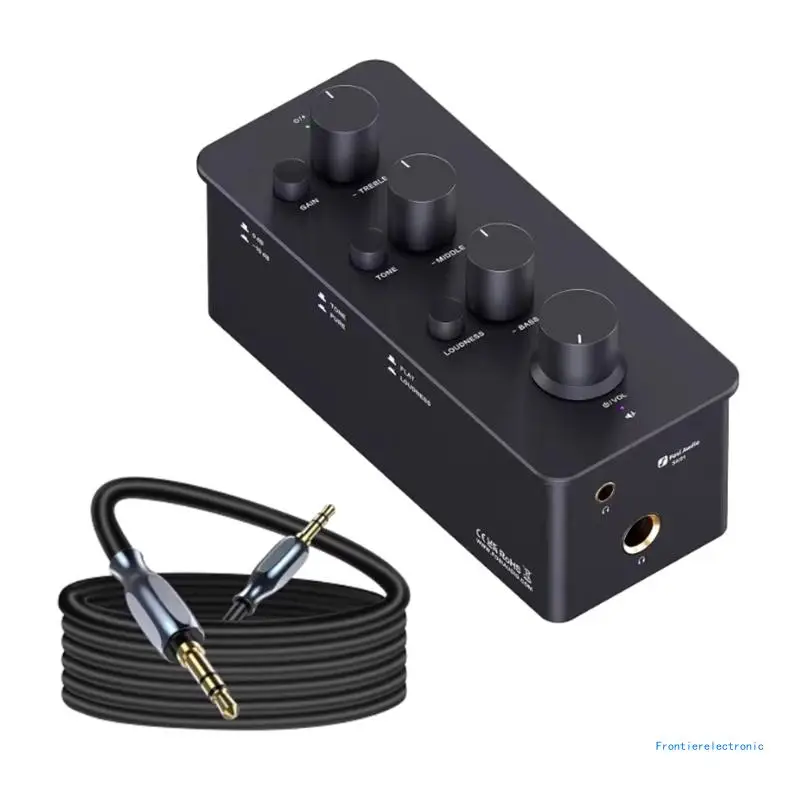 

Analog Earphone Amplifier Equalizers Preamplifier with Bass Midrange Treble Tone Control for Earphone Electric DropShipping