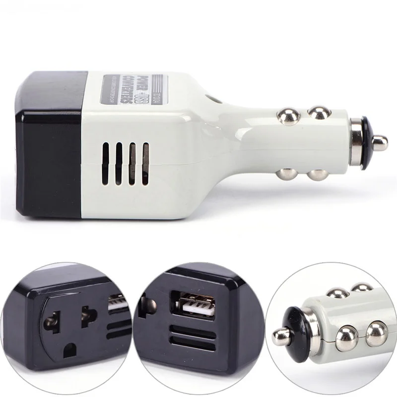 220V Car Inverter For All Phone Inverter 12V High Quality USB Car Power Converter Dc 12/24V To Ac
220V Car Inverter For All Phone Inverter 12V High Quality USB Car Power Converter Dc 12/24V To Ac