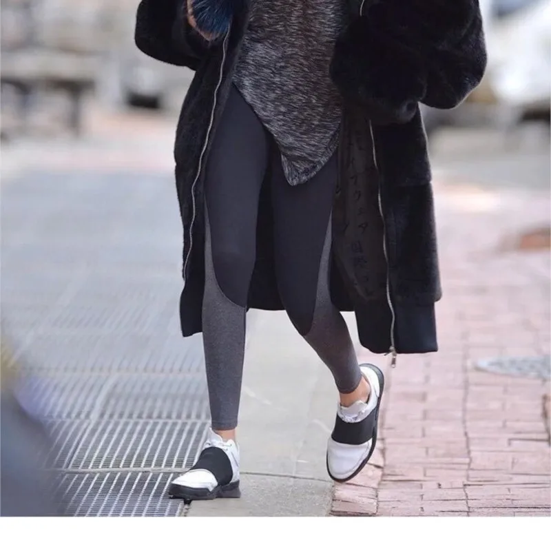 

Женское теплое меховое пальто с капюшоном, повседневное однотонное пальто средней длины из искусственного меха с длинным рукавом, зима 2024