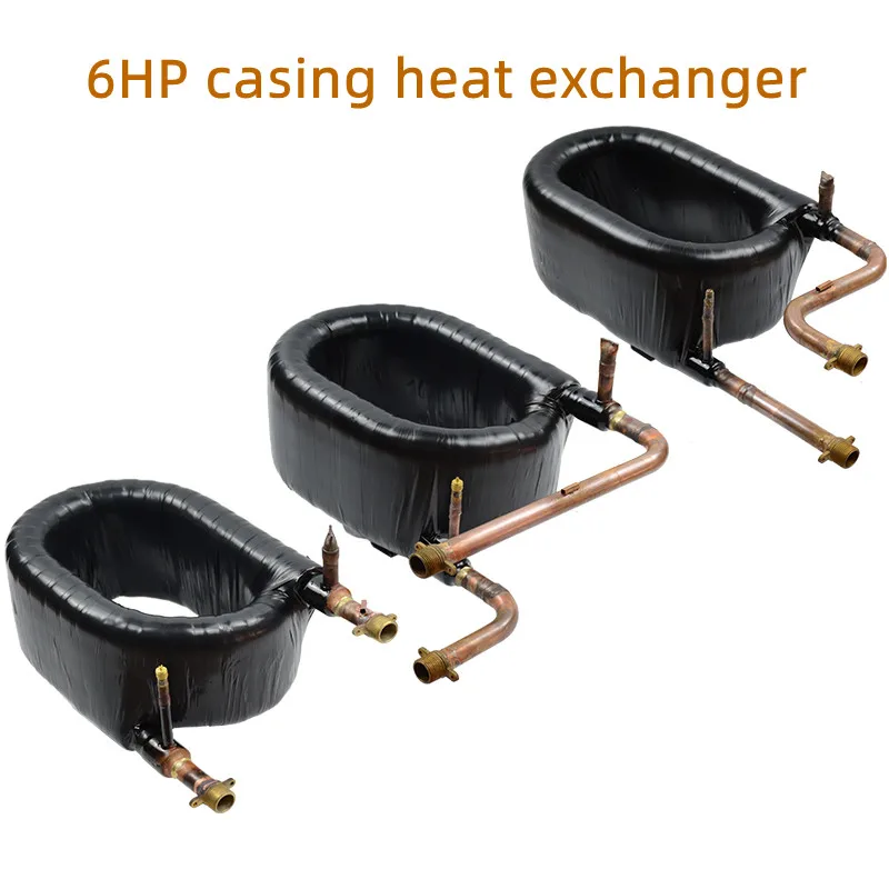 

6HP tube heat exchanger heat pump air conditioner condenser evaporator coil fittings air energy heat exchanger