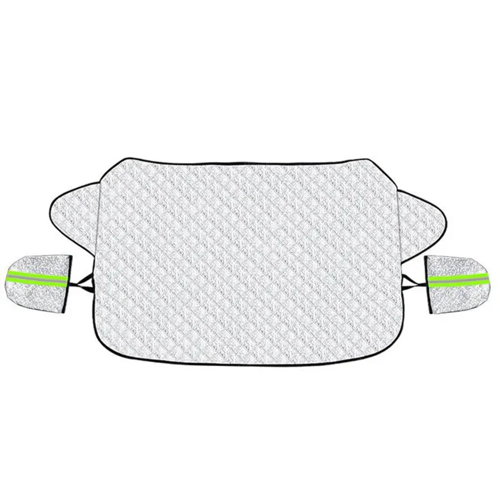 1pc Car Windscreen Cover Aluminum Film + PP Cotton + Non-woven Fabric For Winter Protects Windshield & Wipers 147x116cm Silver
1pc Car Windscreen Cover Aluminum Film + PP Cotton + Non-woven Fabric For Winter Protects Windshield & Wipers 147x116cm Silver