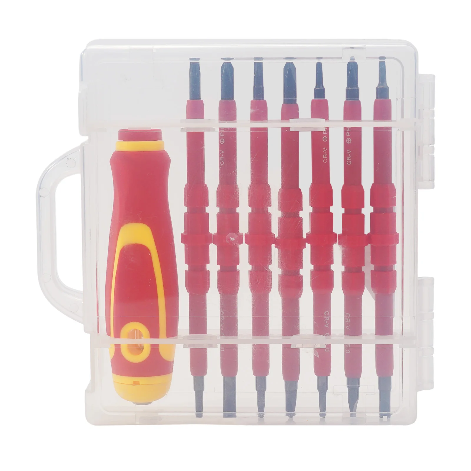 8pcs Multi-Purpose Insulated Electricians Slotted Cross Screwdriver Bit Kit Repair Tool With Tester Pen Electricians Hand Tool
8pcs Multi-Purpose Insulated Electricians Slotted Cross Screwdriver Bit Kit Repair Tool With Tester Pen Electricians Hand Tool