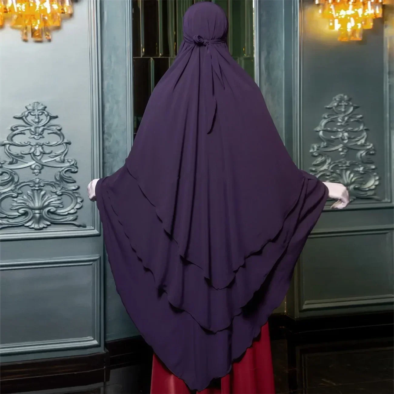 12 Colors 3 Layer Khimar for Women Chiffon Headscarf Islamic Clothing Extra Long Overhead Scarf Muslim Niqab Ramadan Eid
12 Colors 3 Layer Khimar for Women Chiffon Headscarf Islamic Clothing Extra Long Overhead Scarf Muslim Niqab Ramadan Eid