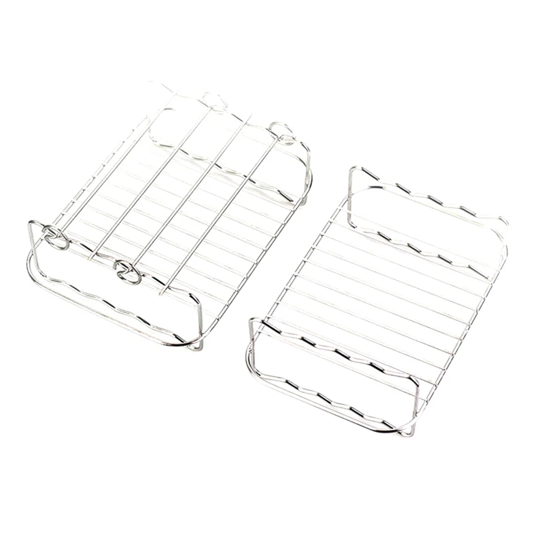 2 Pcs Air Fryer Rack For Double Basket Air Fryers Compatible With DZ401 Double Basket Air Fryers Accessories
2 Pcs Air Fryer Rack For Double Basket Air Fryers Compatible With DZ401 Double Basket Air Fryers Accessories