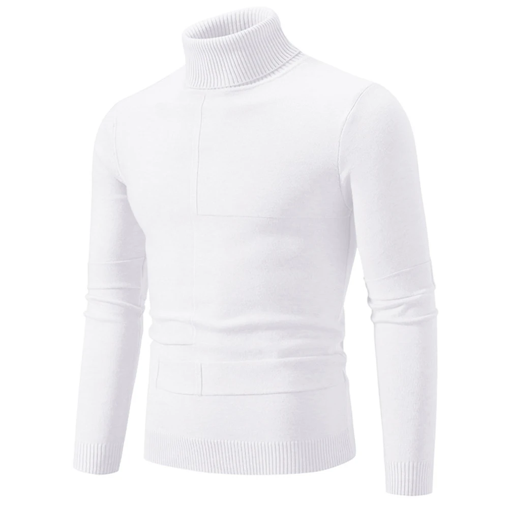 Men Winter Turtleneck Slim Fit Long Sleeve Sweater Jumper Knitwear Pullovers Top Slim Fit Men's Basic Bottoming Plain T-shirt
Men Winter Turtleneck Slim Fit Long Sleeve Sweater Jumper Knitwear Pullovers Top Slim Fit Men's Basic Bottoming Plain T-shirt