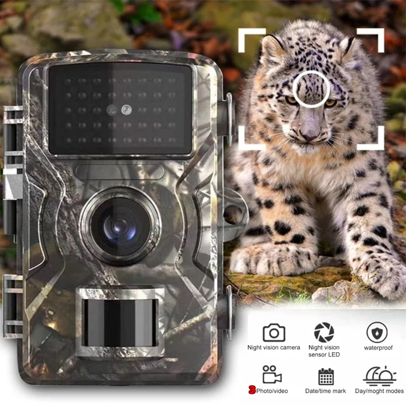 

Hunting Trail Camera IP66 940NM HD IR Night Vision Outdoor Camera Trigger Motion Activated Wildlife Scouting Camera 12MP 3Photos