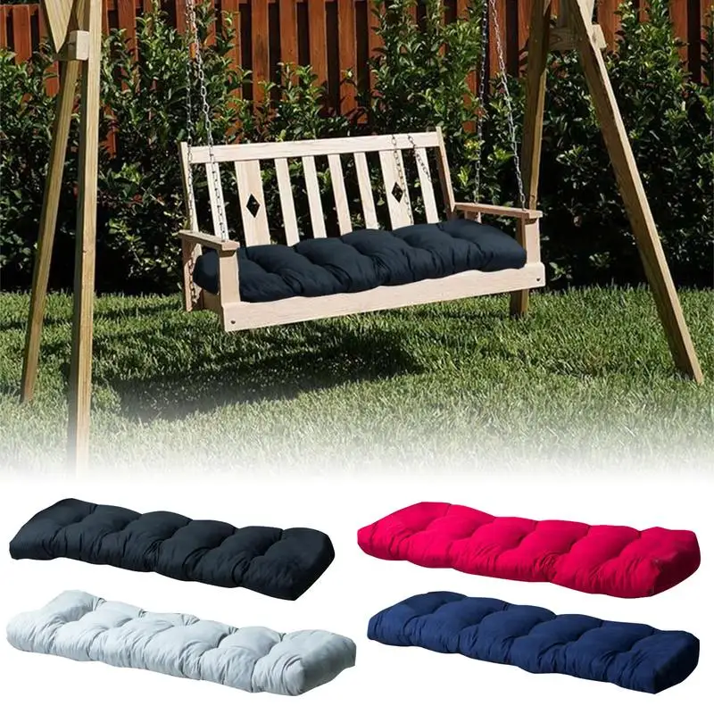 

Swing Cushion Bench Seat Pads Resilient Extra-Large Size Replacement Cushion For Indoor Outdoor Hanging Basket Rocking Chair