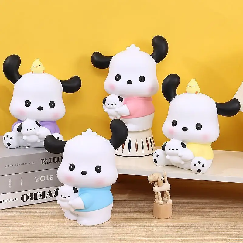Sanrio Kawaii Pochacco Anime Piggy Bank Cute Cartoon Large Capacity Desk Decoration Children Toys Birthday Gifts for Kids
Sanrio Kawaii Pochacco Anime Piggy Bank Cute Cartoon Large Capacity Desk Decoration Children Toys Birthday Gifts for Kids