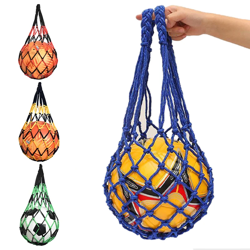 Football Net Bag Nylon Bold Storage Bag Single Ball Carry Portable Equipment Outdoor Sports Soccer Basketball Volleyball Bag
Football Net Bag Nylon Bold Storage Bag Single Ball Carry Portable Equipment Outdoor Sports Soccer Basketball Volleyball Bag
