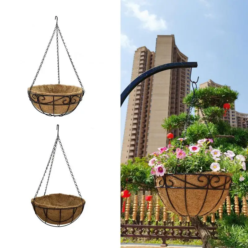 Hanging Baskets for Plants Outdoor Flower Basket Garden Party Sundries Organizer Home Decoration accessories for Porch Lawn Yard
Hanging Baskets for Plants Outdoor Flower Basket Garden Party Sundries Organizer Home Decoration accessories for Porch Lawn Yard