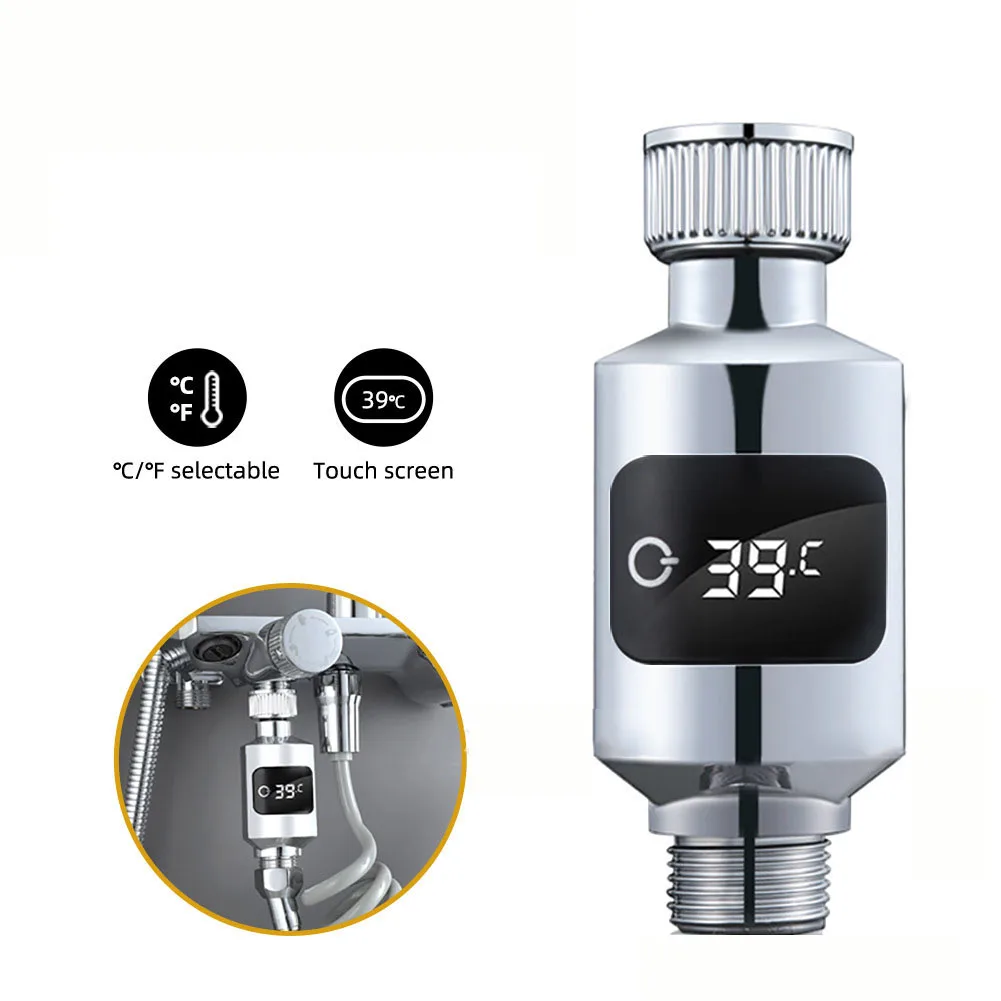 1Pc Shower Faucets Water Thermometer Electricity LED Display ABS Bathtub Water Temperature Monitor For Home Shower New 1/2 ''
1Pc Shower Faucets Water Thermometer Electricity LED Display ABS Bathtub Water Temperature Monitor For Home Shower New 1/2 ''