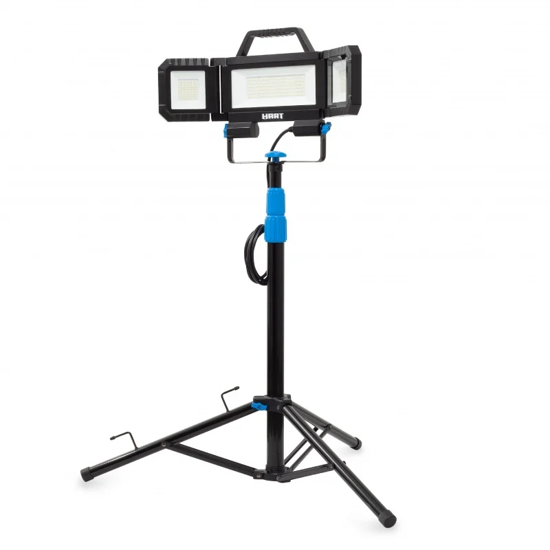HART Multi-Directional LED 3-Head 7000 Lumen Work Light with Tripod, Adjustable, 7000 Lumens
HART Multi-Directional LED 3-Head 7000 Lumen Work Light with Tripod, Adjustable, 7000 Lumens