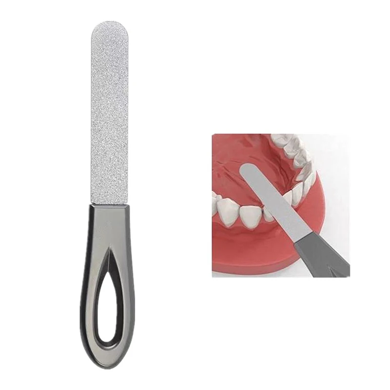 Stainless Steel Teeth File Tooth Grinding Tools Wisdom Tooth Sandpaper Stick Dental Correction Tools Tooth Alignment Silvery
Stainless Steel Teeth File Tooth Grinding Tools Wisdom Tooth Sandpaper Stick Dental Correction Tools Tooth Alignment Silvery