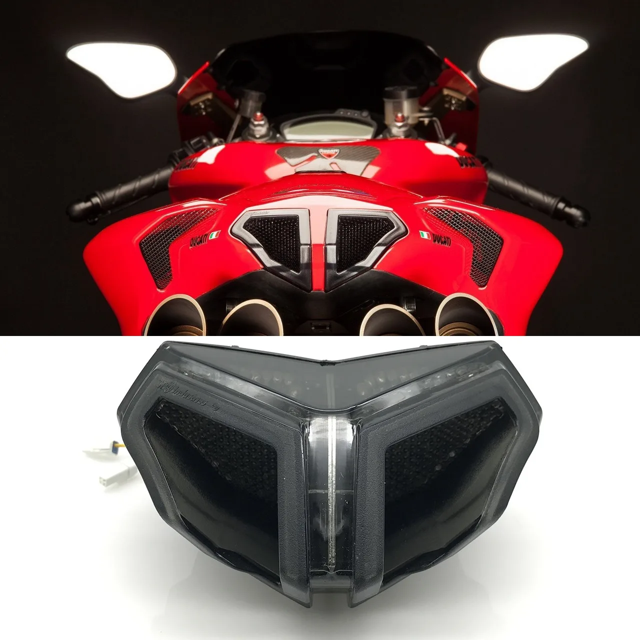 Motorcycle LED Taillight for DUCATI 848 2008-14 1098 1198 2007-13 Brake Turn Signals Integrated Rear Tail Light Blinker
Motorcycle LED Taillight for DUCATI 848 2008-14 1098 1198 2007-13 Brake Turn Signals Integrated Rear Tail Light Blinker