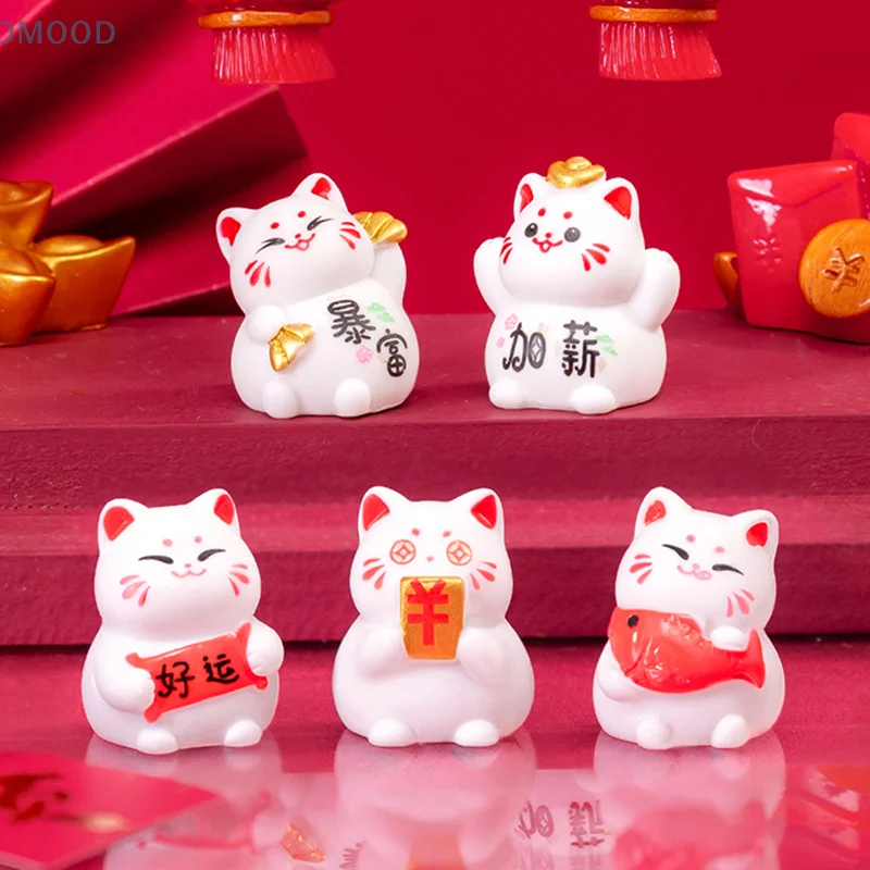 Miniature Cute Lucky Cat Figurines Micro Landscape Crafts Resin Ornaments For Home Decoration Kawaii Animal Room Desk Decor Gift
Miniature Cute Lucky Cat Figurines Micro Landscape Crafts Resin Ornaments For Home Decoration Kawaii Animal Room Desk Decor Gift