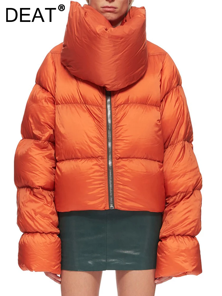 DEAT Fashion Women Cotton-padded Coat Scarf Collar Zipper Full Sleeves Panelled Thick Warm Parka Jackets Winter 2024 New 19J1998
DEAT Fashion Women Cotton-padded Coat Scarf Collar Zipper Full Sleeves Panelled Thick Warm Parka Jackets Winter 2024 New 19J1998