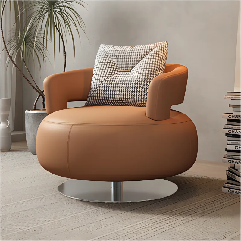 Luxury Arm Chair Nordic Salon Leather Relax Balcony Lazy Ocassional Reading Floor Chair Designer Fauteuil Salon Home Furniture
Luxury Arm Chair Nordic Salon Leather Relax Balcony Lazy Ocassional Reading Floor Chair Designer Fauteuil Salon Home Furniture