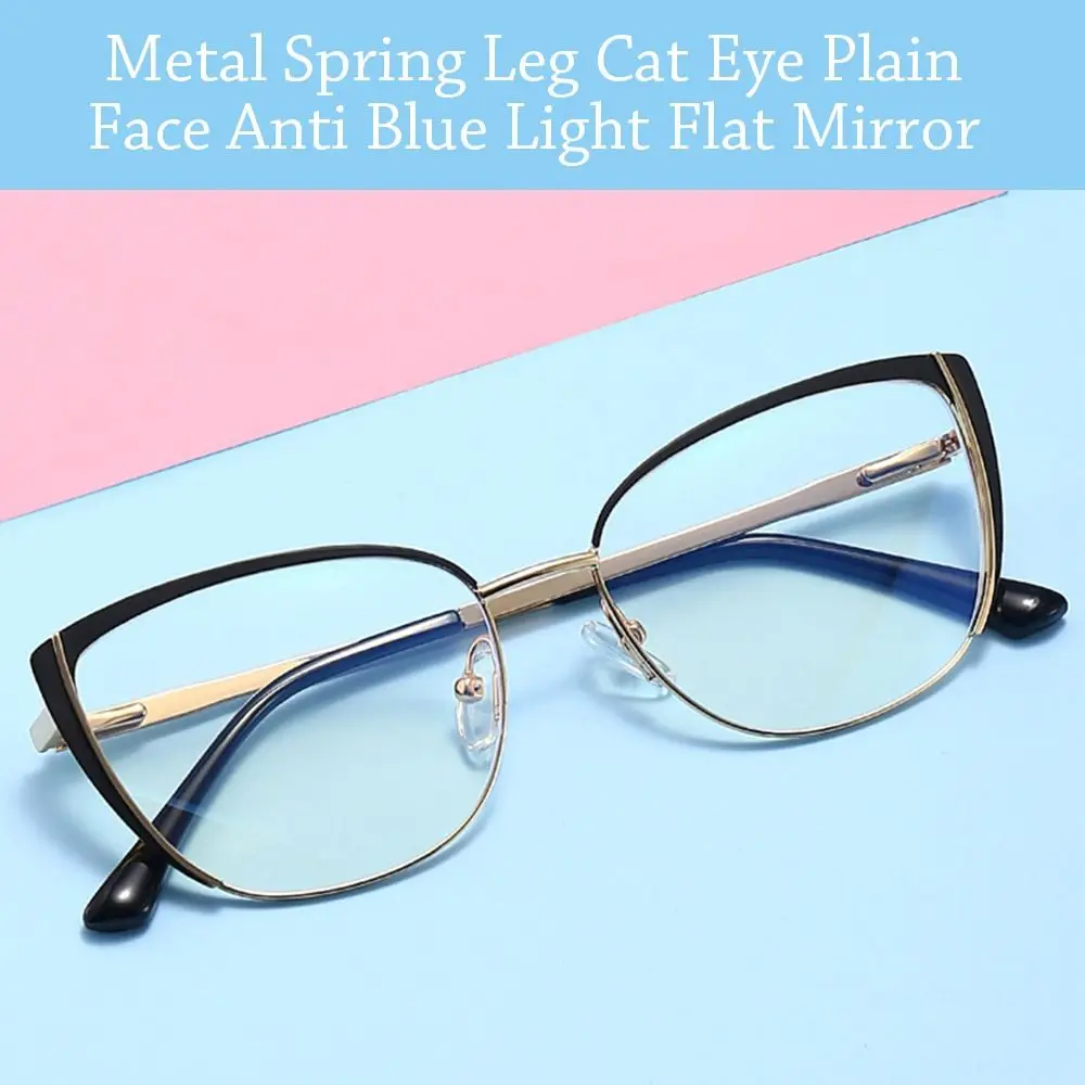 

Blue Ray Blocking Anti-Blue Light Glasses Ultralight Metal Round Eyeglasses Eye Protection Computer Goggles Men Women