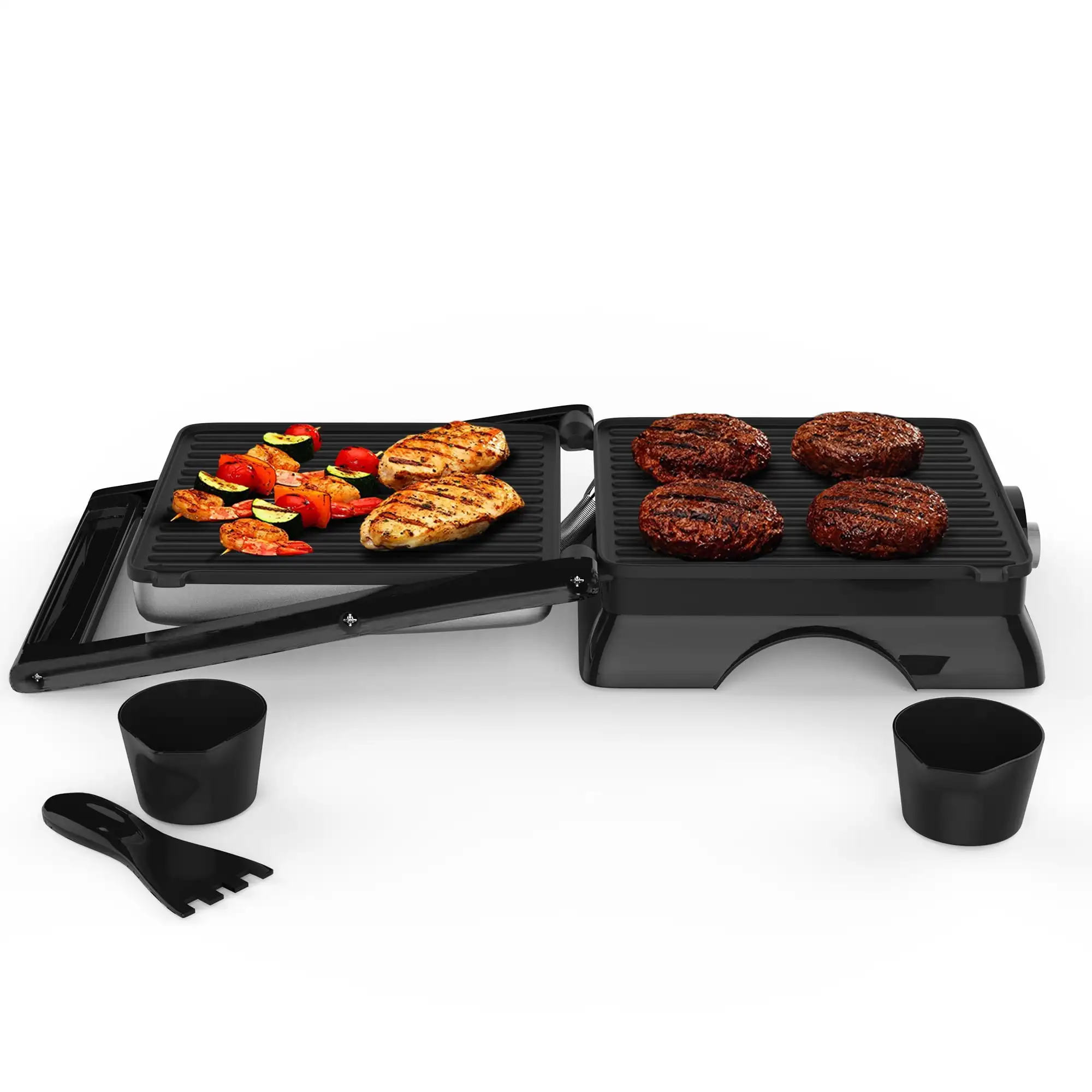 Гриль для дома Chef Buddy Panini Press и сэндвич-машина для гурманов, электрический с антипригарными пластинами
Гриль для дома Chef Buddy Panini Press и сэндвич-машина для гурманов, электрический с антипригарными пластинами